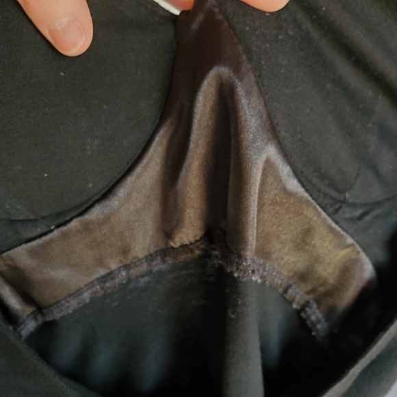 Papaya Black Halter Tank Top With Lace Detail - Picture 6 of 9